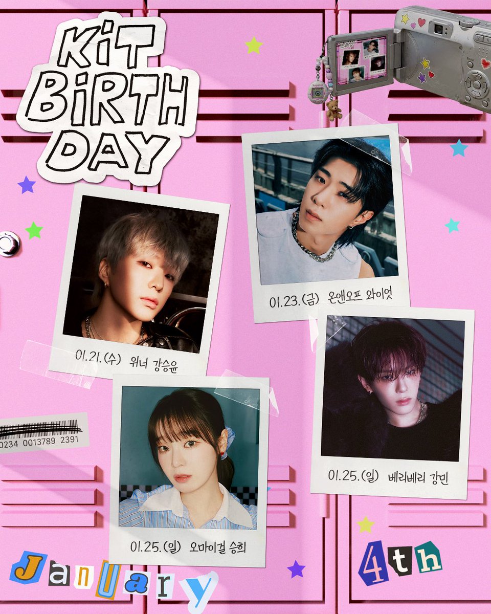 [🎂KiT BIRTHDAY🎂]

HAPPY BIRTHDAY!

#강승윤 <a href="/yginnercircle/">OFFICIAL INNER CIRCLE</a>
#와이엇 <a href="/wm_on7off/">온앤오프 (ONF) Official</a>
#강민 <a href="/the_verivery/">VERIVERY_OFFICIAL</a>
#승희 <a href="/WM_OHMYGIRL/">오마이걸 (OH MY GIRL)</a>