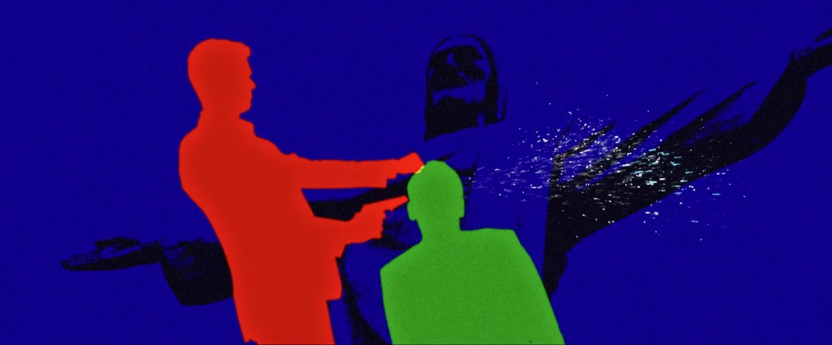 isaacfeldberg's tweet photo. Cattet and Forzani’s REFLECTION IN A DEAD DIAMOND is a film of dazzling, delirious images that abstract its Eurospy aesthetic in sensual, serpentine fashion. An aging spy, lost in his own mind, his memories a hall of trick mirrors reflecting the living daylights back at us. https://t.co/w8RGC8PT06