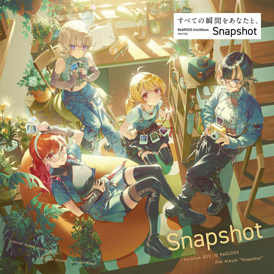 🍀ReGLOSS 2nd Album『Snapshot』🍀 レコード＆カセットテープ HMV限定