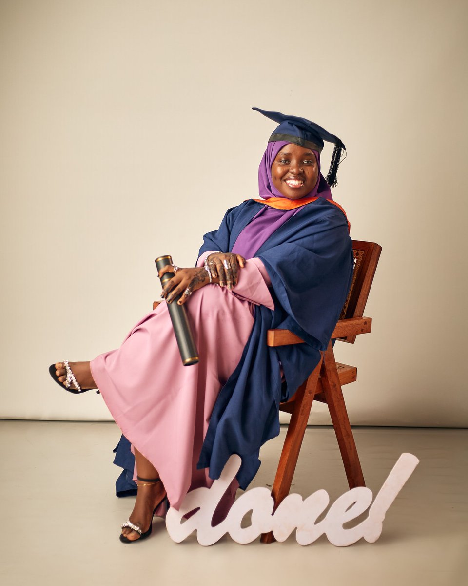 adelekesherifah's tweet image. What a journey! 🥺

ADELEKE Sherifah, 4.89/5.00
B.Sc. Computer Science with Mathematics, OAU

Overall Best Graduating Female Student in OAU
2x OAU Star Award for the Best Student in the Department

🎓✨️