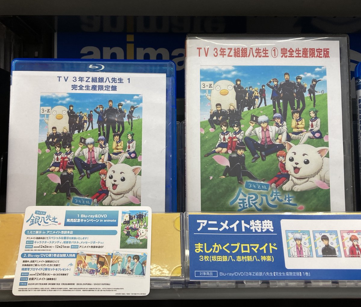 BD/DVD入荷情報】 「TV 3年Z組銀八先生 1」 入荷しましたヌ