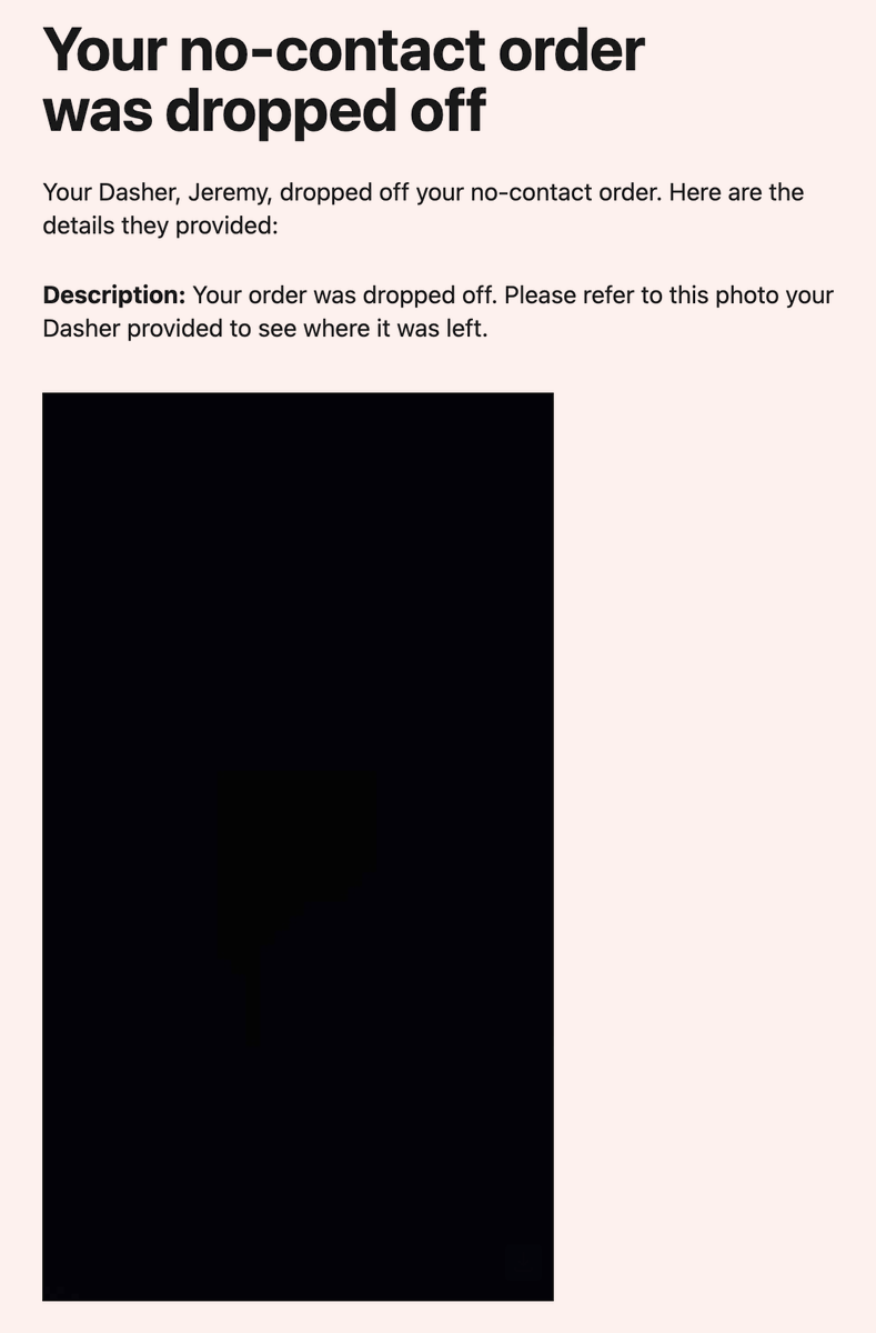 Dear <a href="/DoorDash/">DoorDash</a> find the delivery in this delivery picture