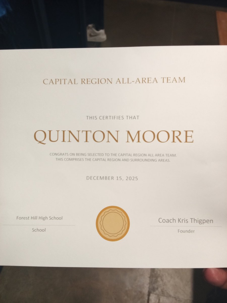QuintonMoore53's tweet photo. Capital Region all area team https://t.co/CEbTQyDsjs
