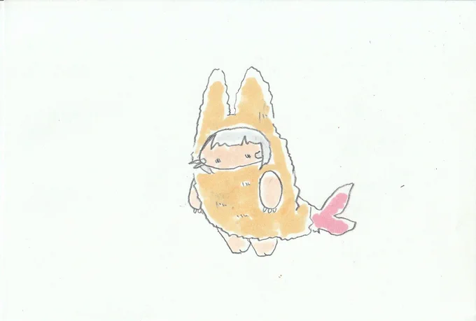 エビフライちゃん。 #イラスト #メイドインアビス
