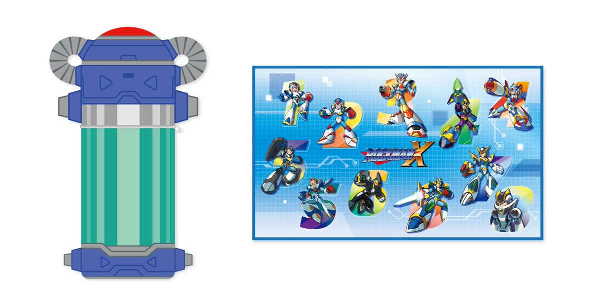 ★¶【未使用】ロックマンX DiVE フェイスタオル ☆¶【未使用】ロックマンX DiVE フェイスタオル 【公式通販】