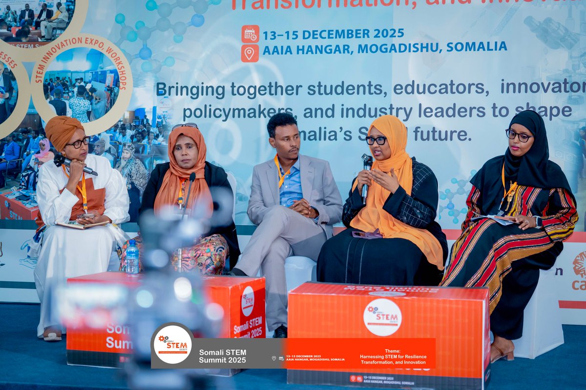 Panel-kan waxa ay ka hadleen mowduucyo muhiim ah oo diiradda lagu saaray horumarinta STEM, hal-abuurnimada, iyo doorka dhalinyarada. Hadalladoodu waxa ay iftiimiyeen caqabadaha jira iyo fursadaha mustaqbalka.

#SomaliSTEM #Hormuud #STEM #HalAbuur