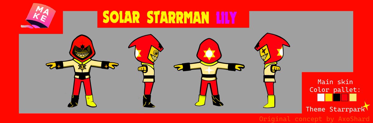 Axoshard's tweet photo. 🌞✨ Solar Starrman Lily ✨���
A chaotic cosmic star from Starr Park :0
Solar • Night • Eclipse variants
Custom pins &amp; effects

Support here 👉 https://t.co/3pBz4ETScJ

https://t.co/ICmuLfDfq2

#SupercellMAKE #BrawlStarsArt #BrawlStars #conceptart #wipart https://t.co/oWIFU9iIRT