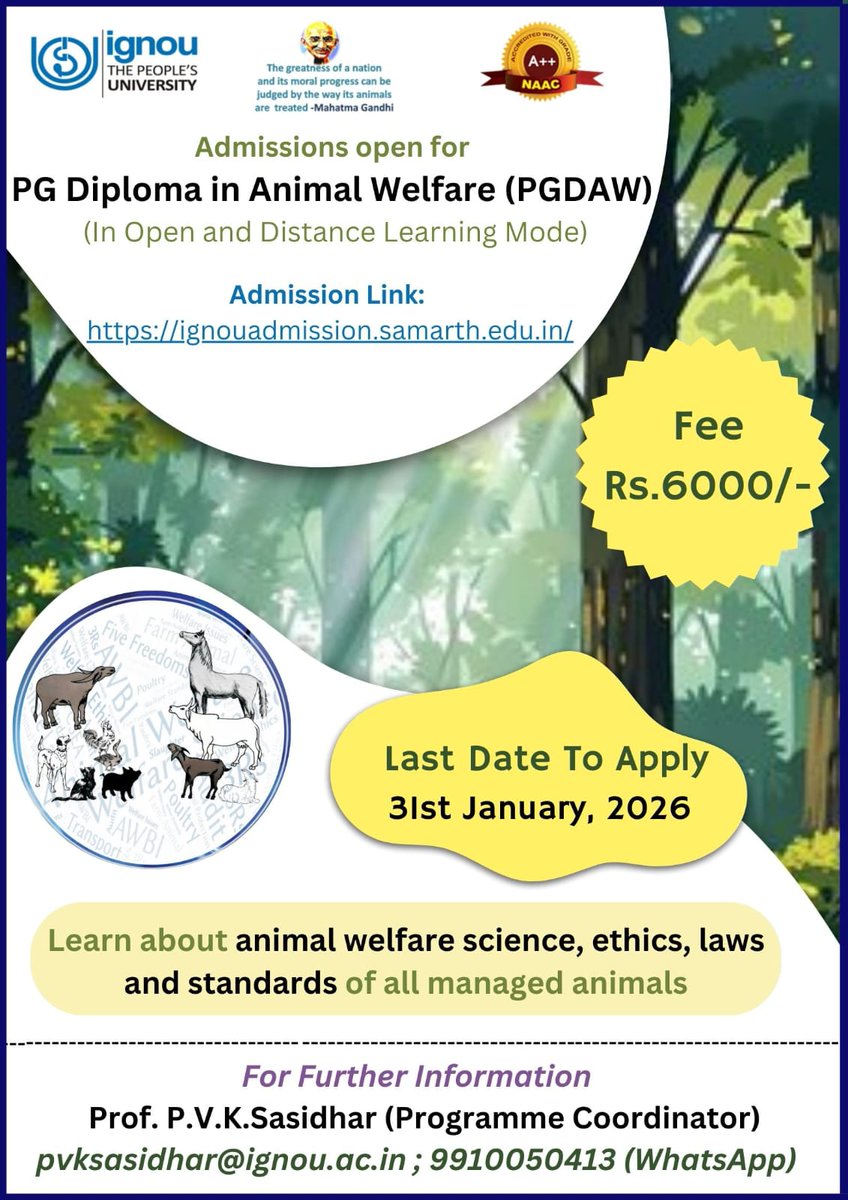 IGNOU (@officialignou) on Twitter photo 