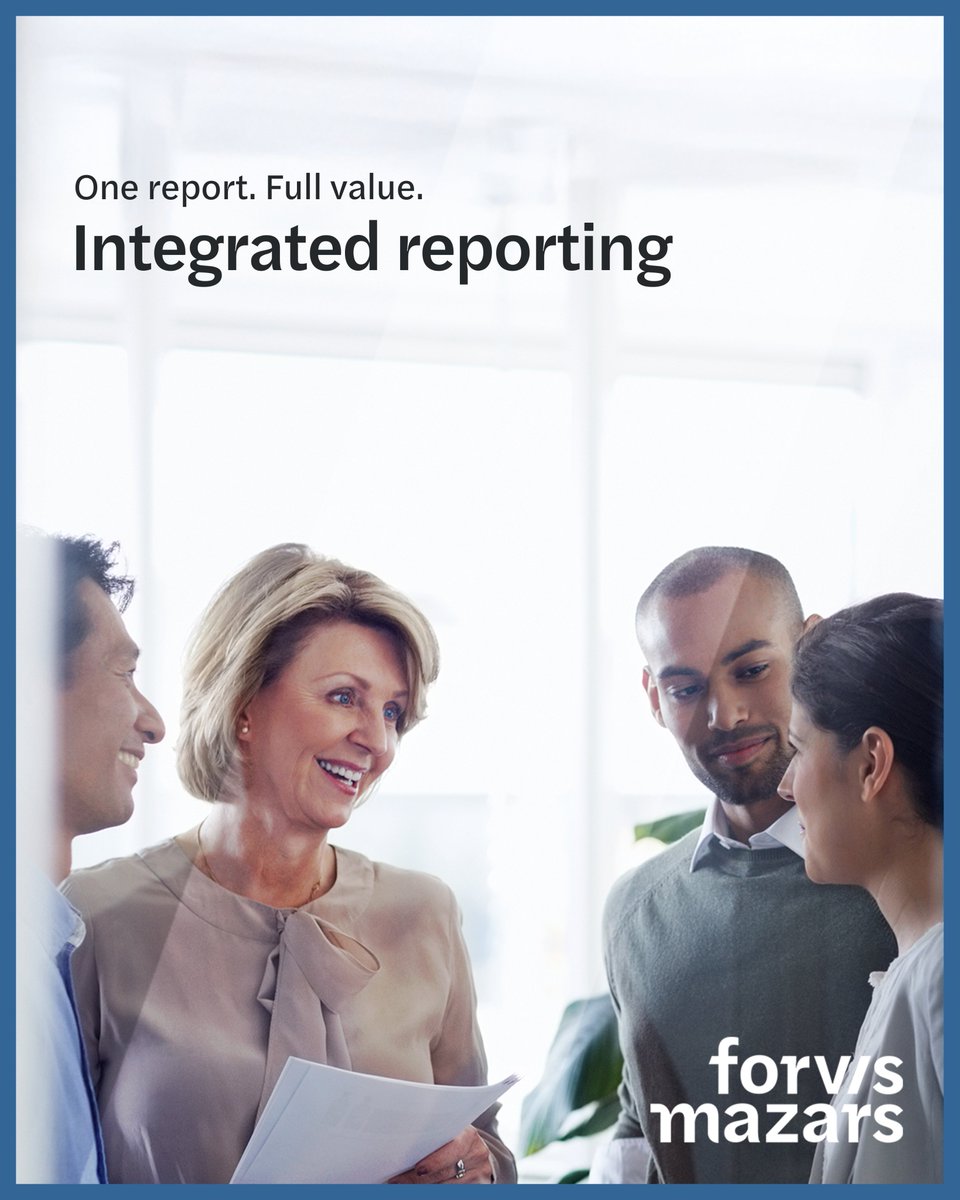 forvismazarsuae's tweet photo. Enhance your corporate reporting by unifying its various operational and functional units and resources.
Discover our integrated reporting support → https://t.co/2acf9JAYzp
#ForvisMazarsUAE #IntegratedReporting https://t.co/H8zs20ELB6