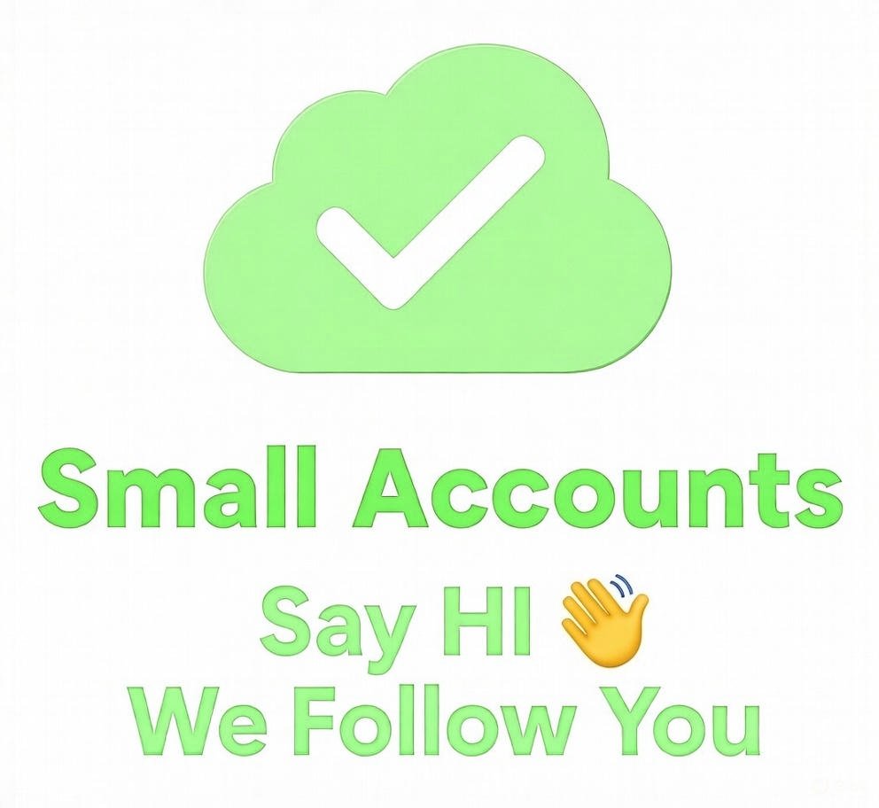 Small Account ?? Don't worry!!!

Say Hello 👋 

We Connect you 💯