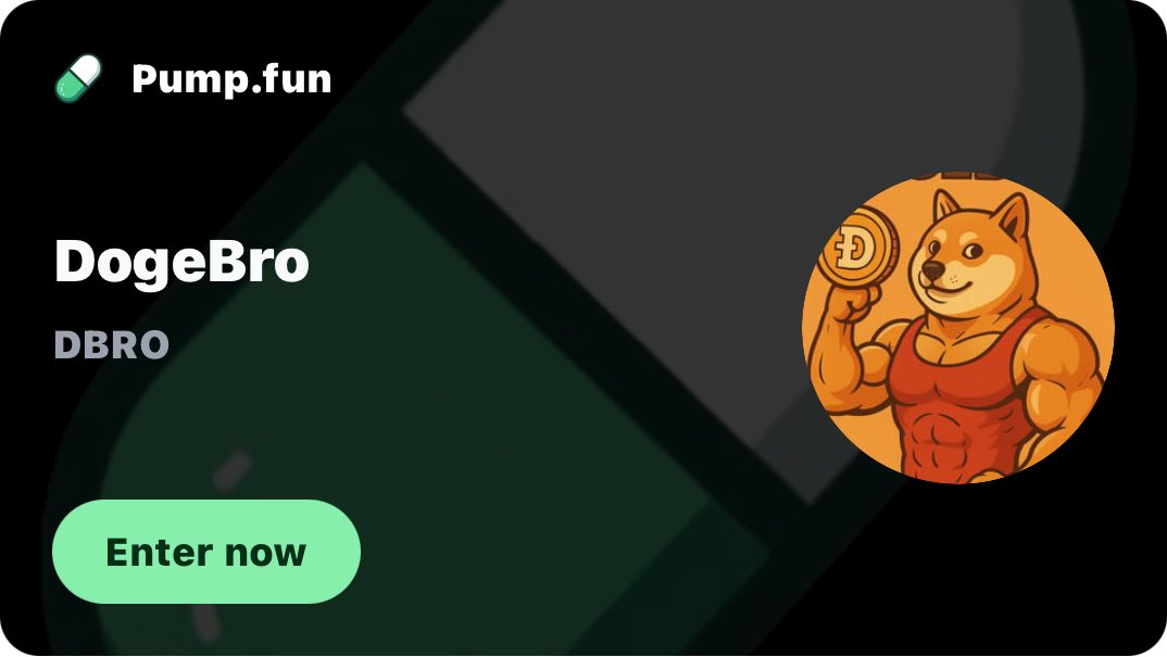 dogebrocoin's tweet photo. https://t.co/Z1eLyeMgeD

Buy Now Before It Is Too Late!🔥📈 #PumpFun #DBro #DogeCoin https://t.co/E2YZ4gpwKP