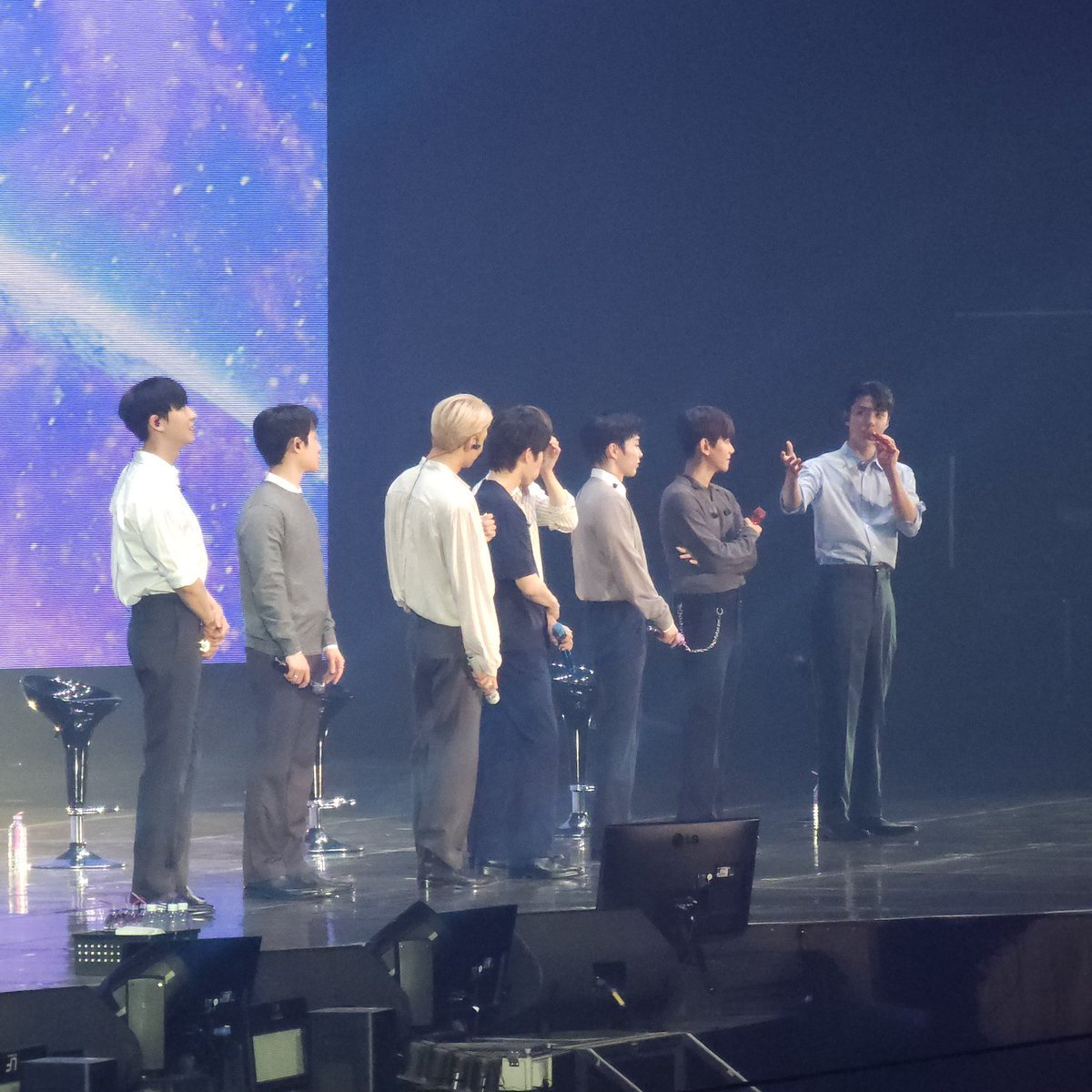 xunhuas's tweet photo. Over 13 years since their debut and the way the EXO hyungs look at Sehun while he talks hasn’t changed one bit 🥺🤍 https://t.co/VA9geUs3Tj