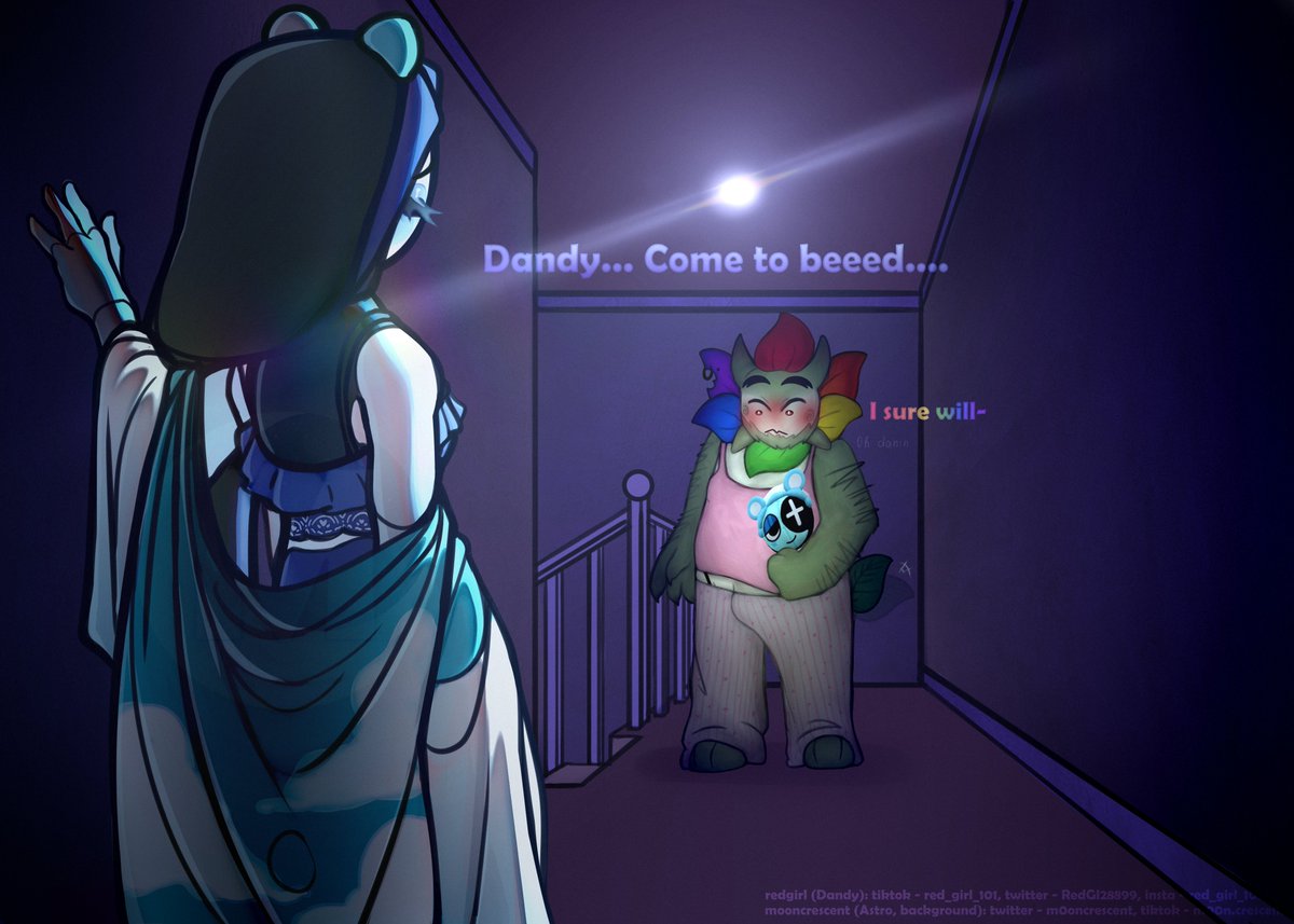 m0oncrescent's tweet photo. Me and my wife cooked again!! @RedGl28899 drew Dandy c:

#moonflower #dandysworld #dandy #DandysWorldAstro #AstroNovalite #ROBLOX #fanart https://t.co/MQhJwc7OZB