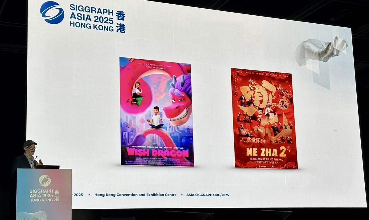 Great to be at #SIGGRAPHAsia2025 — where Base FX Founder &amp; CEO Chris Bremble presented “Dynamic Simulations on #NeZha2 ”.

A behind-the-scenes look at the creative and technical work behind the film’s large-scale dynamic simulations.

Thanks to everyone who joined us.
#VFX