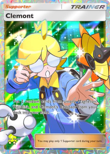 Clemont y serena full art