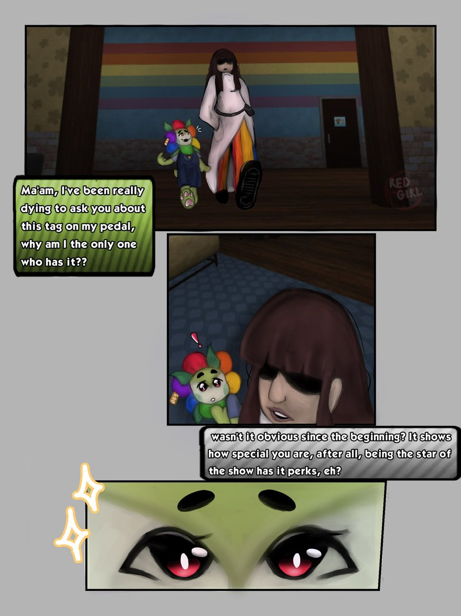 RedGl28899's tweet photo. “The last floor”  part 2 (1/4)

#dandysworld #dandy #ROBLOX #dandysworldAU #fanart https://t.co/rTZOWmbEbN