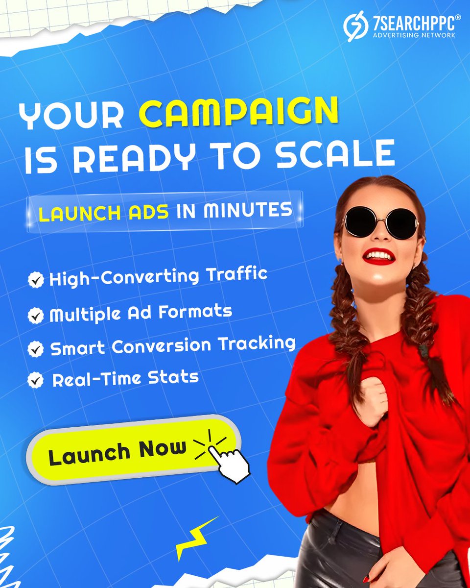 7searchppc_ads's tweet image. Your campaign won’t wait. Why should you? 
Launch fast. Scale smarter with 𝟕𝐒𝐞𝐚𝐫𝐜𝐡𝐏𝐏𝐂📣
💻 𝐖𝐞𝐛𝐬𝐢𝐭𝐞 : shorturl.at/bHuZy

#LaunchAds #CampaignGrowth #SmartAdvertising
#7searchppc