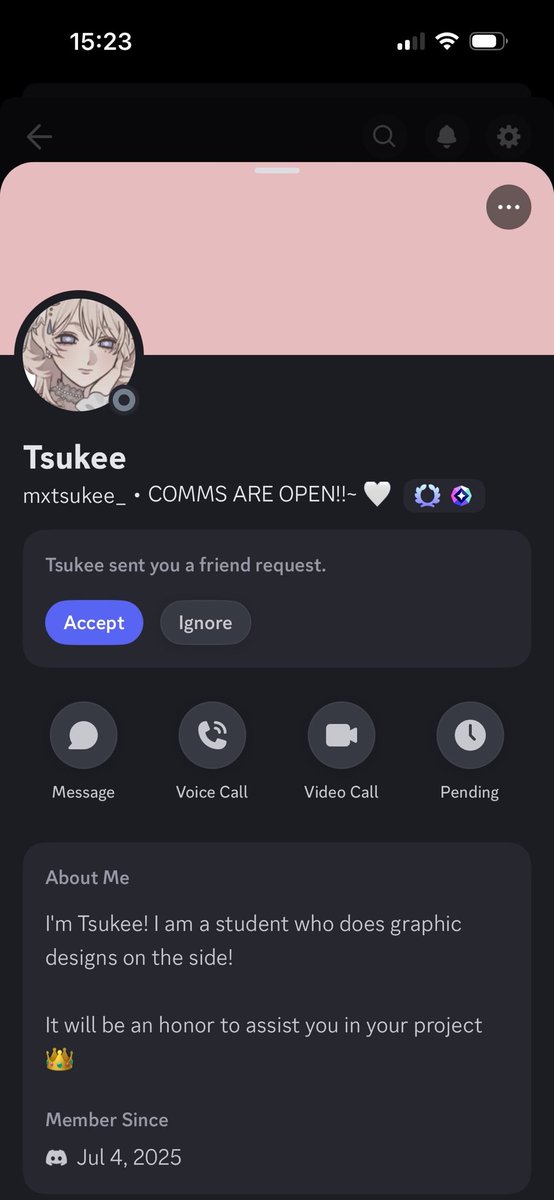 IMPORTANT ‼️

A discord account is impersonating me under the username: @/mxtsukee_ and messaging previous clients of mine. 

If you’re contacted, please don’t engage and report the account.