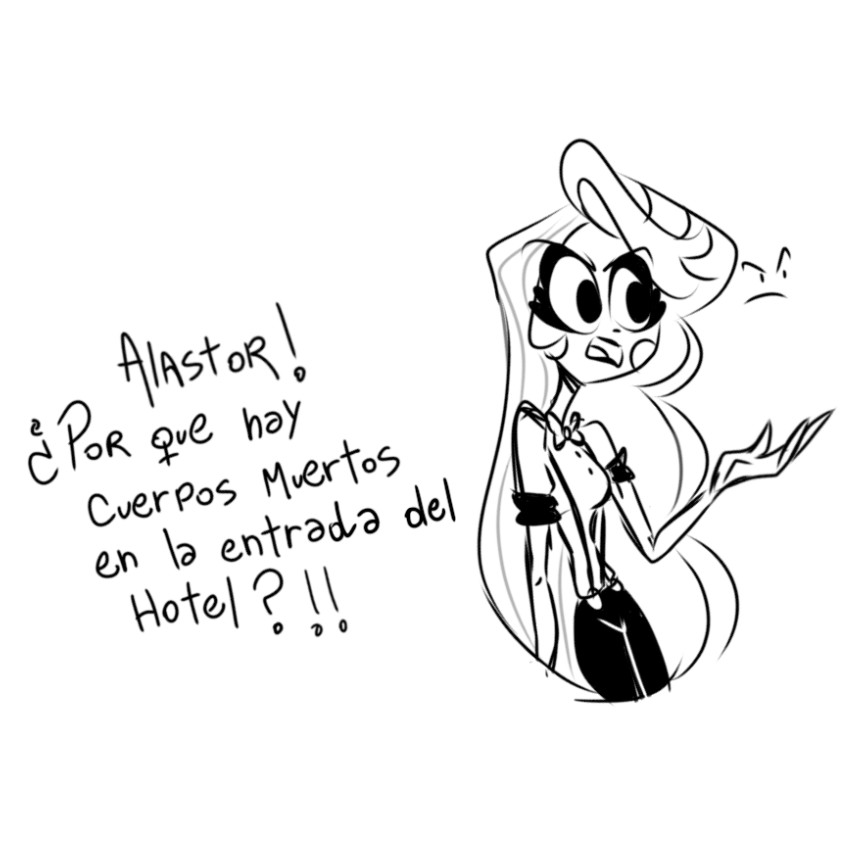 Addison666_'s tweet image. Hola 🫠. #Charlastor #radiobelle #HazbinHotel #Pilot #dibujito