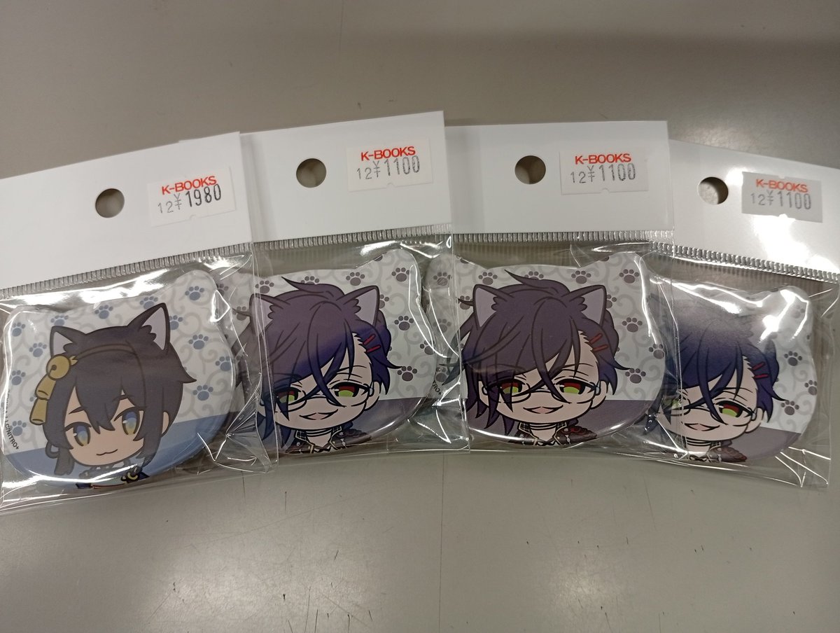 入荷情報】 刀猫男士 とうにゃん 猫耳缶バッジ 三日月宗近 再入荷