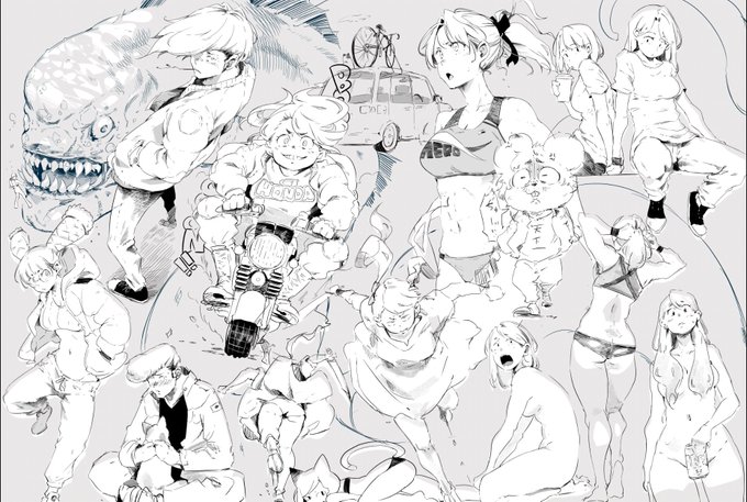 配信で描いたラクガキ 