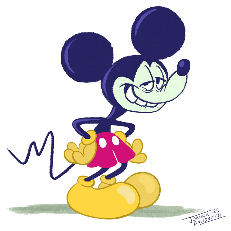 I hadda do an #UglyMickey.  I hadda. #Disember #Disember2025