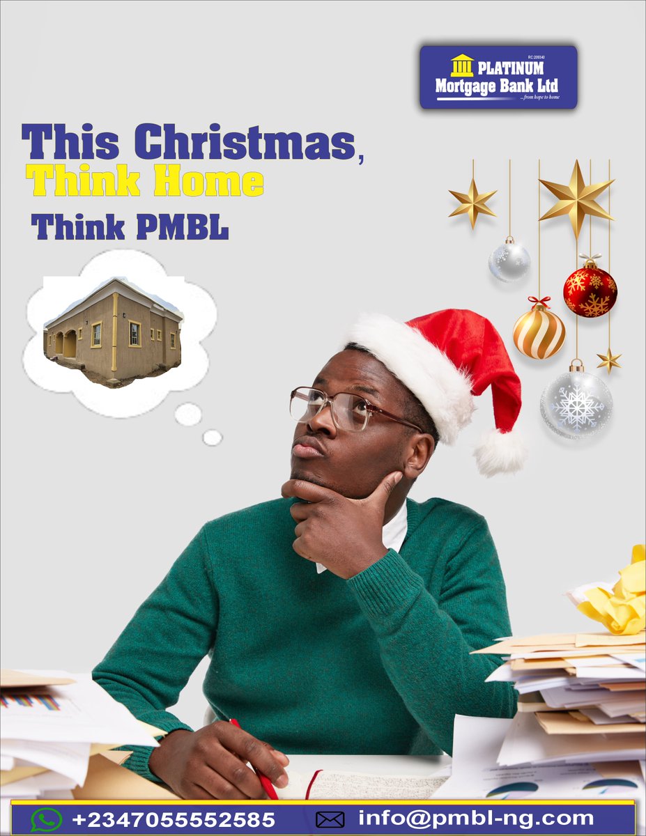 PMortgagebank's tweet image. Think Home. Think PMBL.
Because the best Christmas gift is a place that lasts forever.

PMBL: From Hope to Home.

#ThinkHome #ThinkPMBL #ChristmasWithPMBL #HomeForTheHolidays #MortgageMadeEasy #FromHopeToHome #Homeownership #FestiveSeason #PMBL