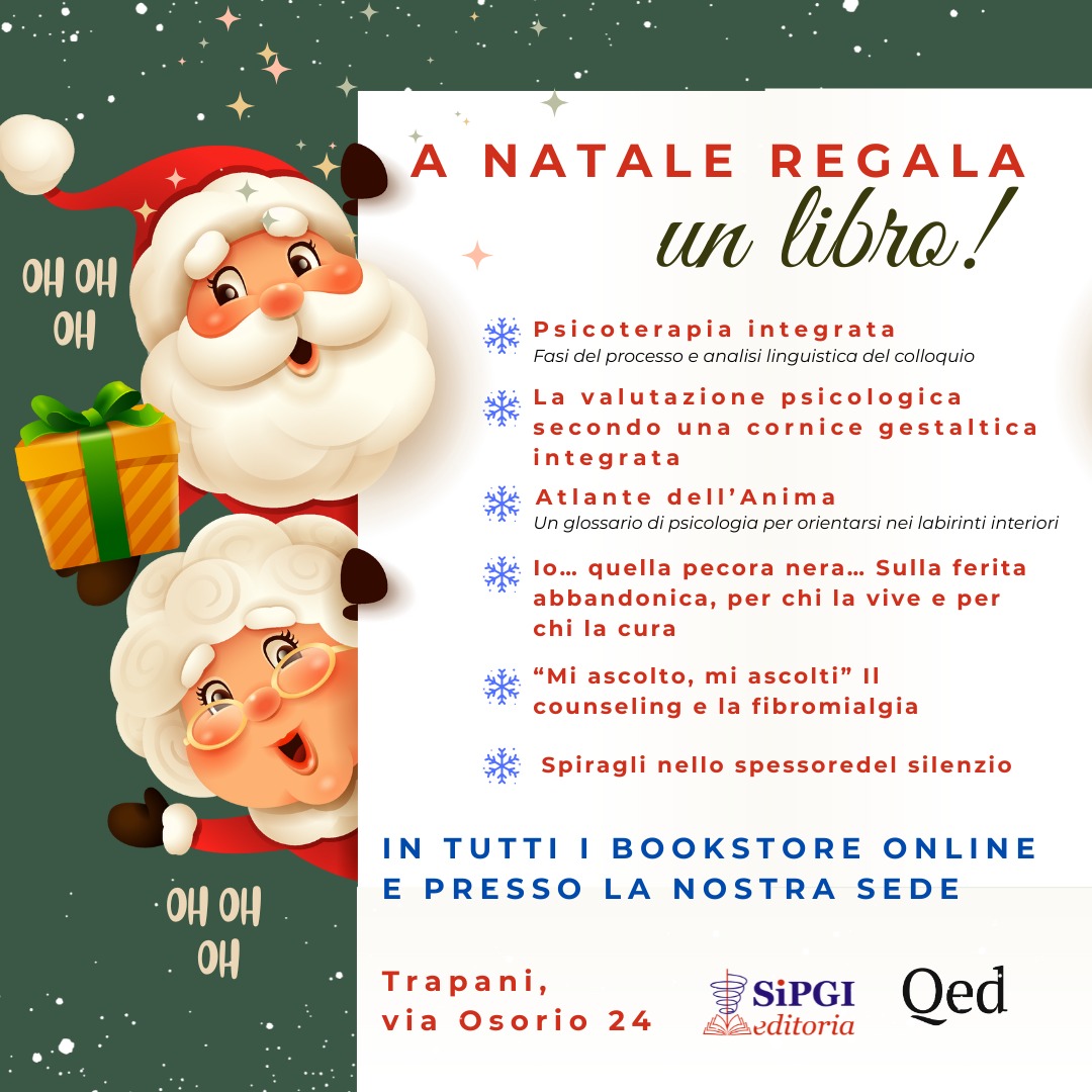 𝐍𝐨𝐧 𝐬𝐨𝐥𝐨 𝐮𝐧 𝐑𝐄𝐆𝐀𝐋𝐎...

In tutte le librerie, in tutti i bookstore online o sui nostri siti:

sipgi.it/editoria/
edizioniqed.it