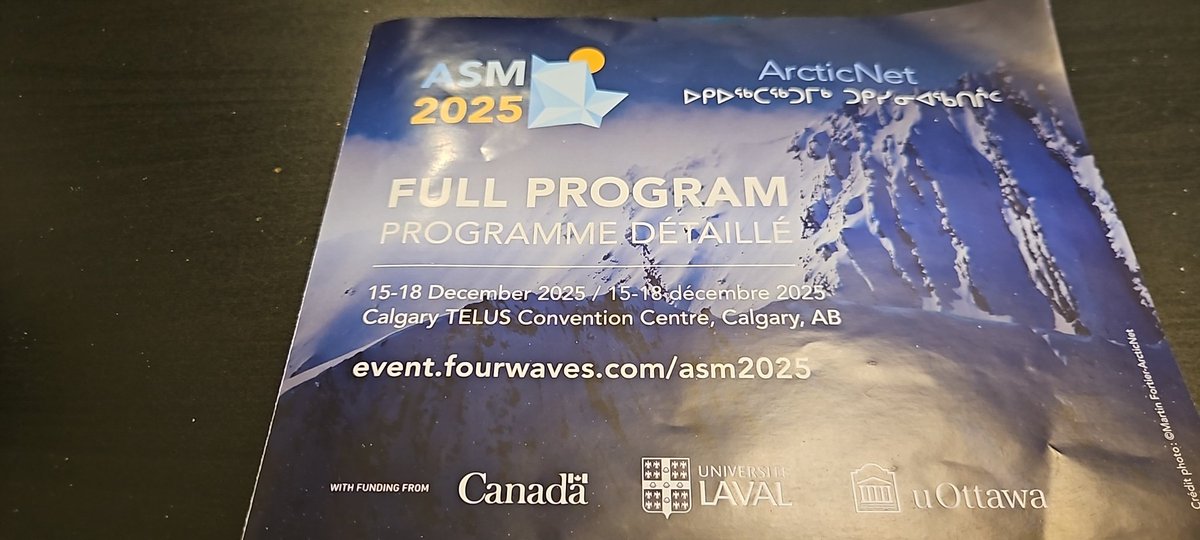 Day 2 at <a href="/ArcticNet/">ArcticNet</a> #ASM2025. Busy day learning abt Hudson Bay Lowland wetlands, advances in glacier monitoring, &amp; Northern veg trends. Lots of interest on Arctic mine site monitoring with our presentation. Can't wait for tomorrow. #EO4CE #NRCanSci