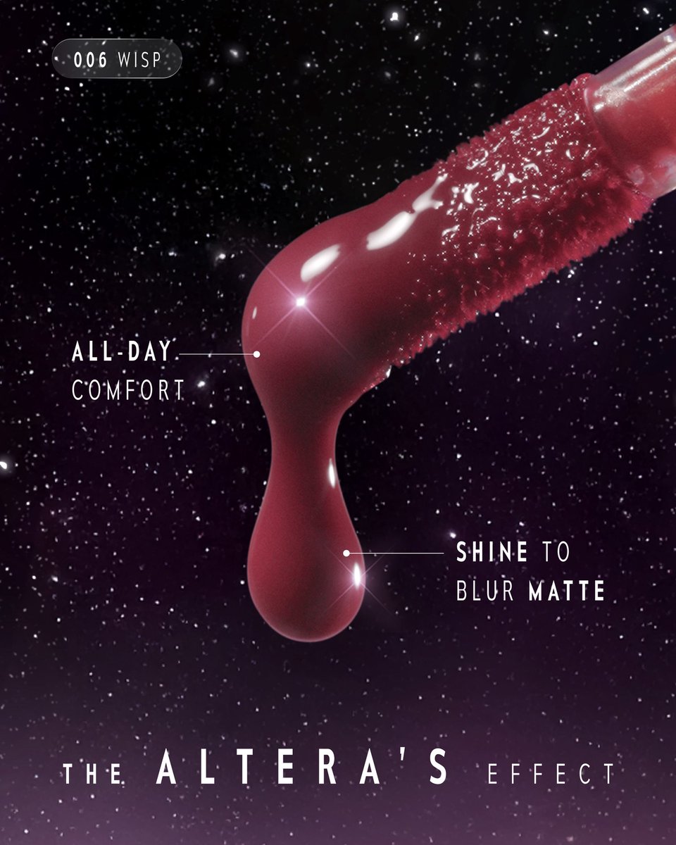 The Final Blur. This tint transforms time from initial shine, it settles into an everlasting, velvety matte cloud of All-Day Comfort

#TIMEPHORIA #BeautyWithoutLimits