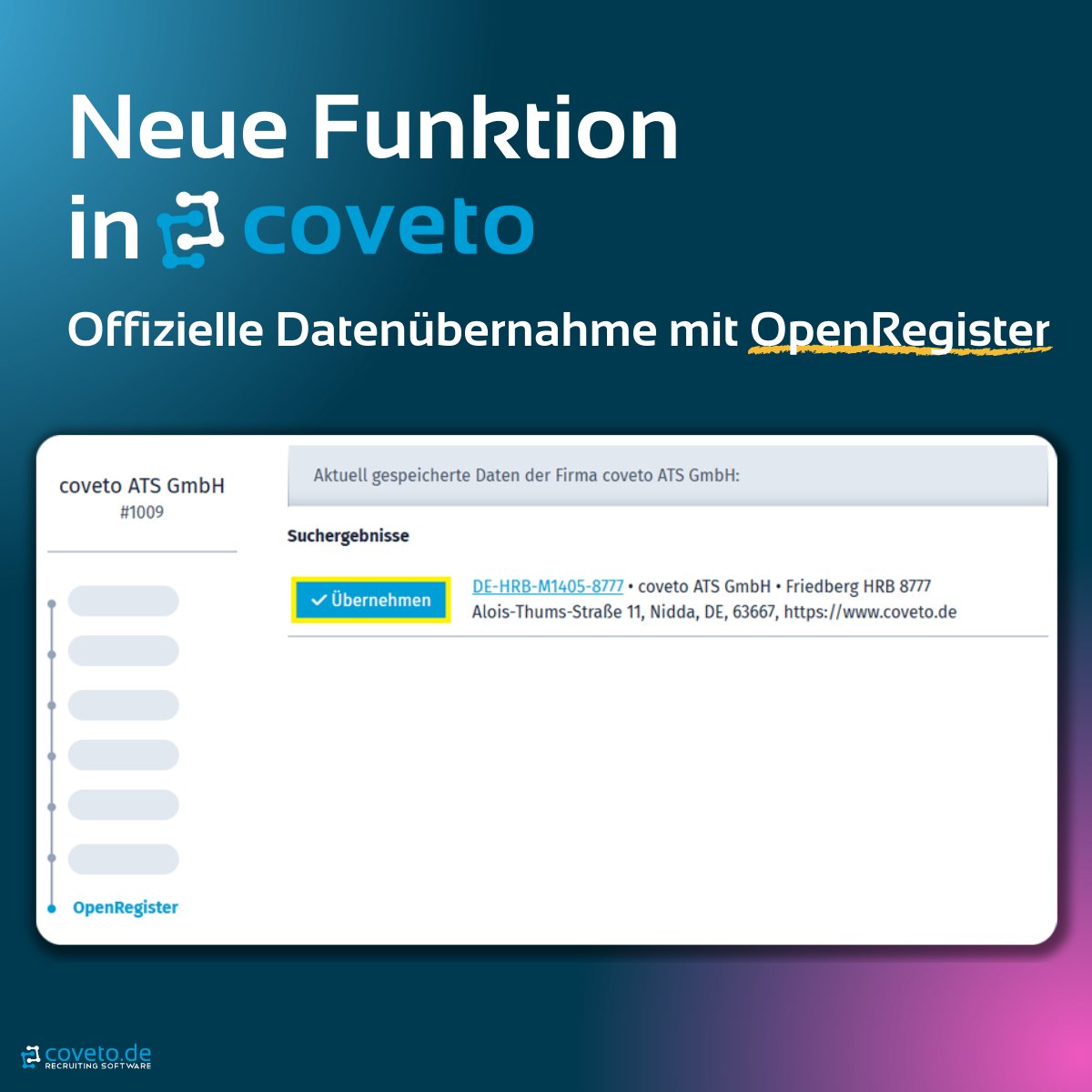 coveto ATS GmbH - Recruiting Software tweet media