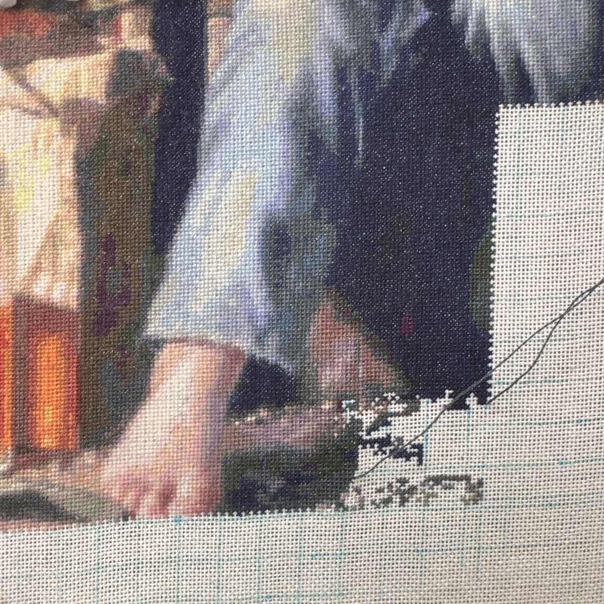 may51s's tweet photo. 🪡今日のWIP【2025.12.17】➊
『Cloudbster Airlines』
©Haven and Earth Designs
🧵 Designed by Bob Byerley
( T:376,425 / S:56 / Col:90 / ct:28 )

✾562日目✾
322,703／81.96%
400 stitches

#HAED #CloudbsterAirlines
#クロスステッチ #今日のWIP
#会社でステッチ https://t.co/nENkVHbPbX
