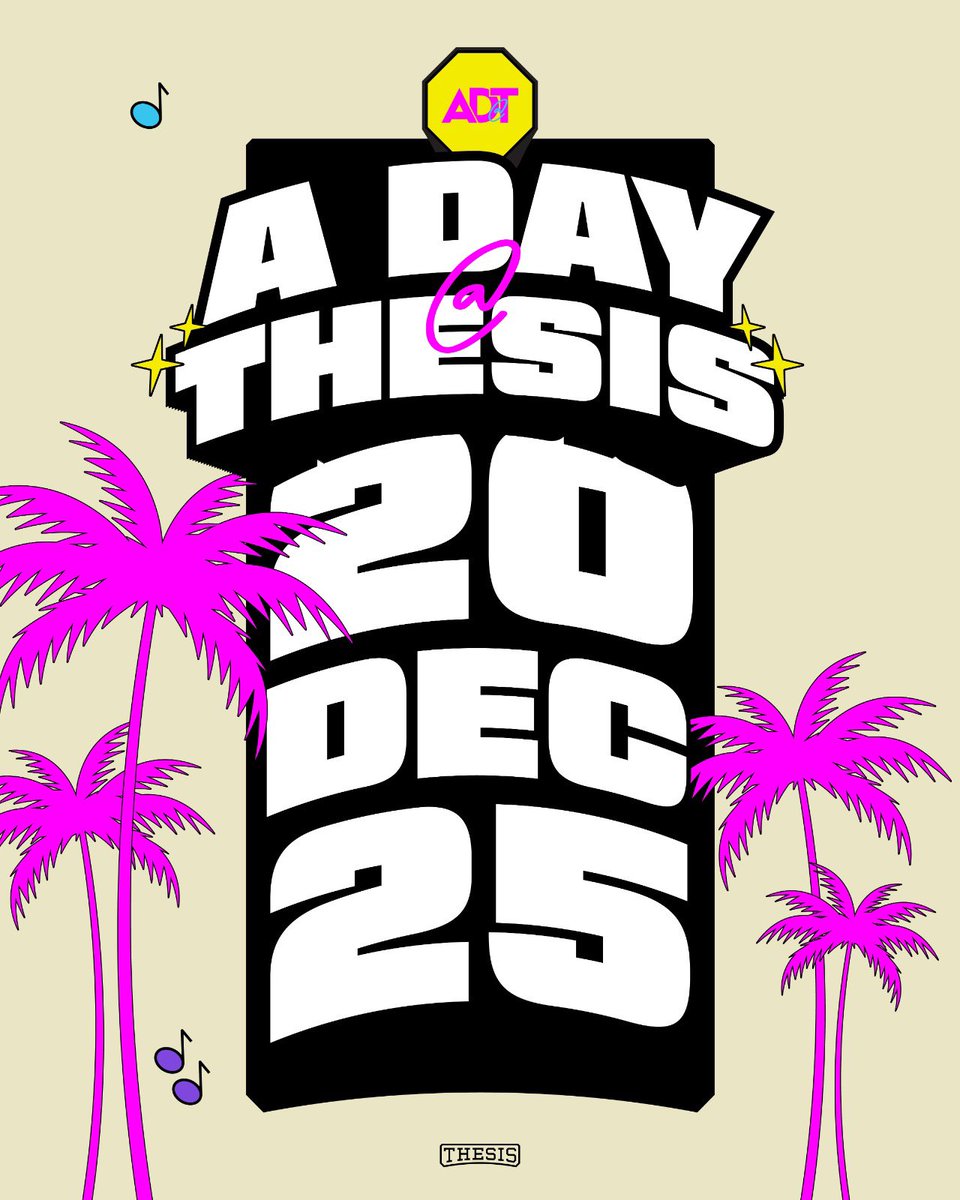 What would the summer be without A Day @ Thesis?! 🔥🙌🏾.

More details to follow.
