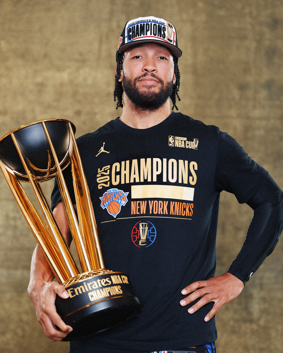 2025 @emirates NBA Cup Champion and MVP... Jalen Brunson!
