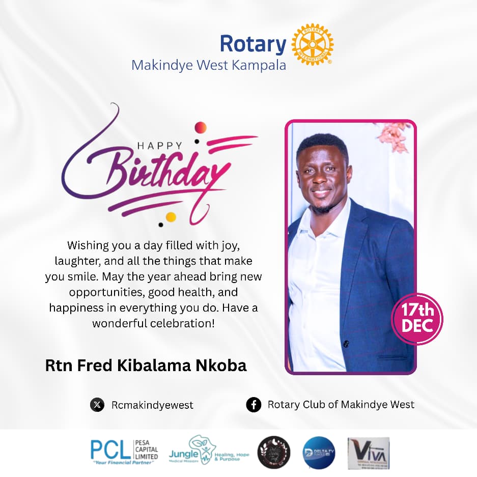 Rcmakindyewest's tweet photo. "Happy birthday to Rtn. Fred 🎉🎂 
Wishing you a day as bright as your future, as adventurous as your spirit, and as blessed as your life has been. 

Here's to another year of chasing dreams, making memories, and rocking the world! 🎉 https://t.co/lsCL7TamOQ