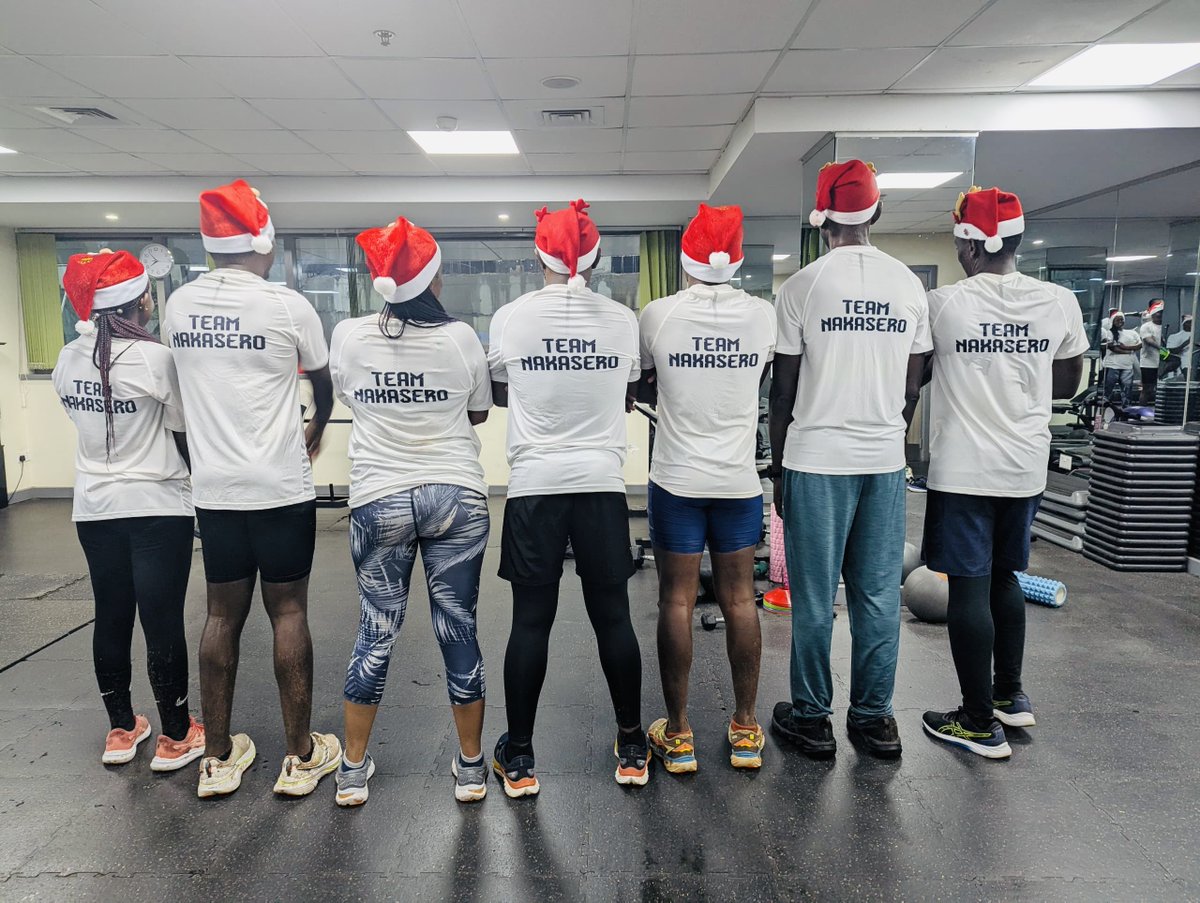 nakaseroboys's tweet image. Miles,smiles &amp;amp; festive spirit all the way! 
Santa Run vibes! 
Seasonal greetings! Rain or shine we show up! Today’s run had a festive touch as we wore Santa hats . #TeamNakasero #FestiveRun