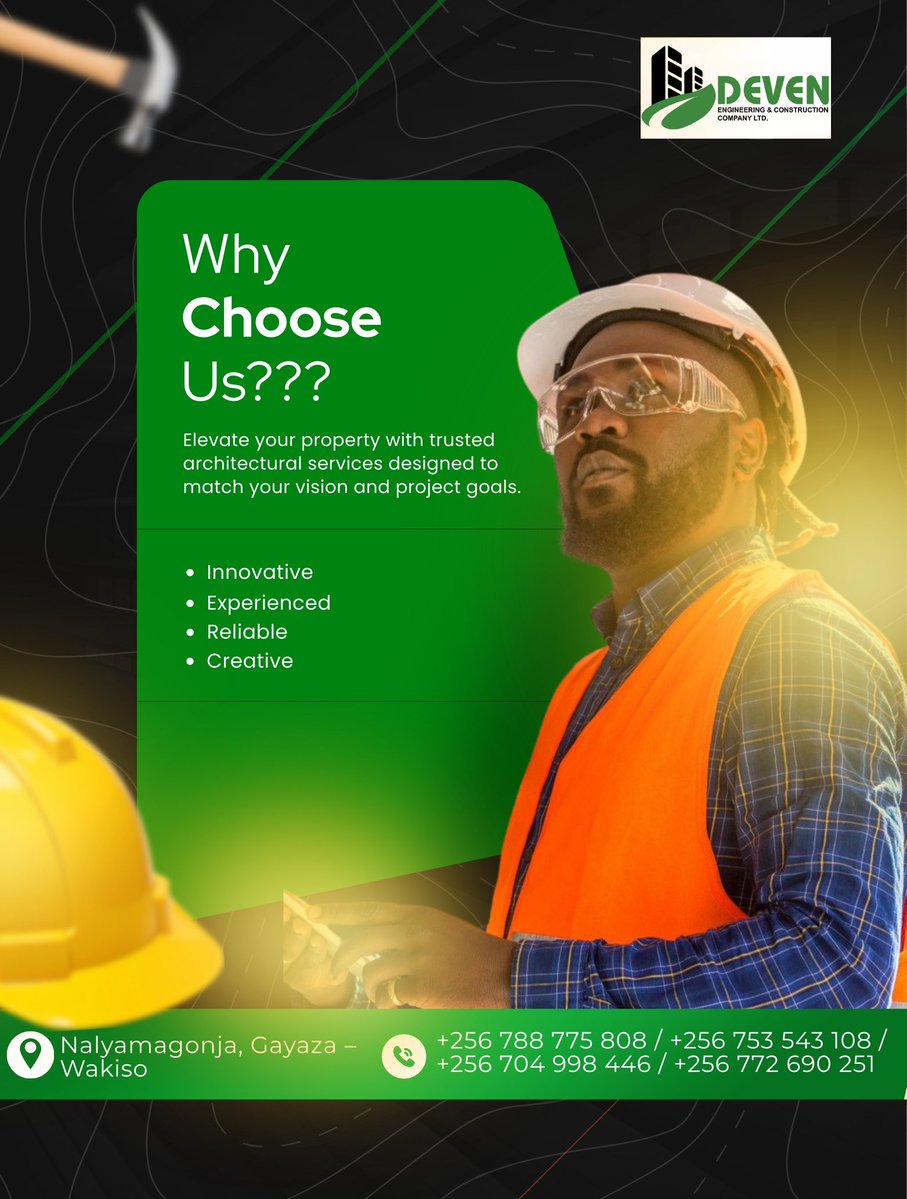 DevenEng's tweet image. Your vision matters.
We work closely with our clients to deliver cost-effective, durable, and tailored engineering solutions.

🤝 Building trust, not just structures.

#ClientFocused #EngineeringTrust #ReliableConstruction #ProjectSuccess #BuiltWithIntegrity #DevenEngineering