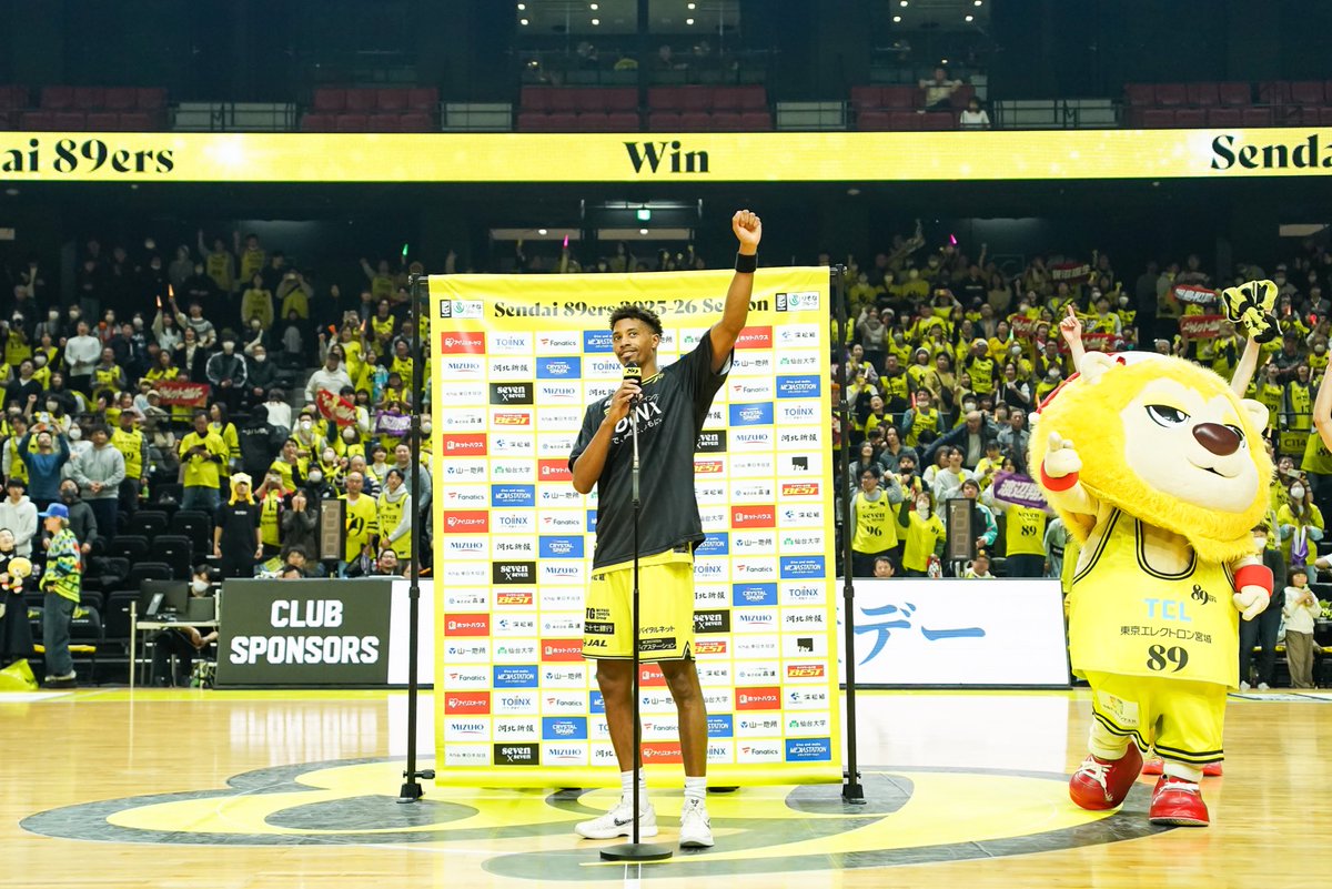 📢Bリーグ公式YouTubeチャンネル JCの躍動をチェック🔥 仙台89ERS #8
