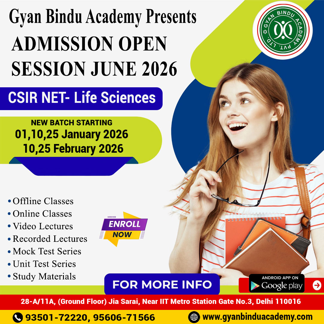 gyanbinduacade1's tweet photo. 🎯 CSIR NET Life Sciences Coaching – Delhi

#CSIRNET #CSIRNETLifeSciences #CSIRNETJRF #LifeScience #NETLifeSciences #CSIRNET2026 #CSIRNETPreparation #CSIRNETCoaching
#CSIRNETDelhi #DelhiCoaching #LifeScienceCoaching #NETJRF2026 #JRFPreparation #ResearchAspirants #BiologyStudents https://t.co/9M9g2KHlwZ
