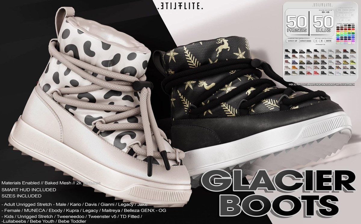 KawaiiFeedSL's tweet image. Flite: Glacier Boots @ Kustom9〡Taxi: maps.secondlife.com/secondlife/kus… 
#SecondLife #Flite #Kustom9 #slevent #slcontent  #KawaiiFeed
