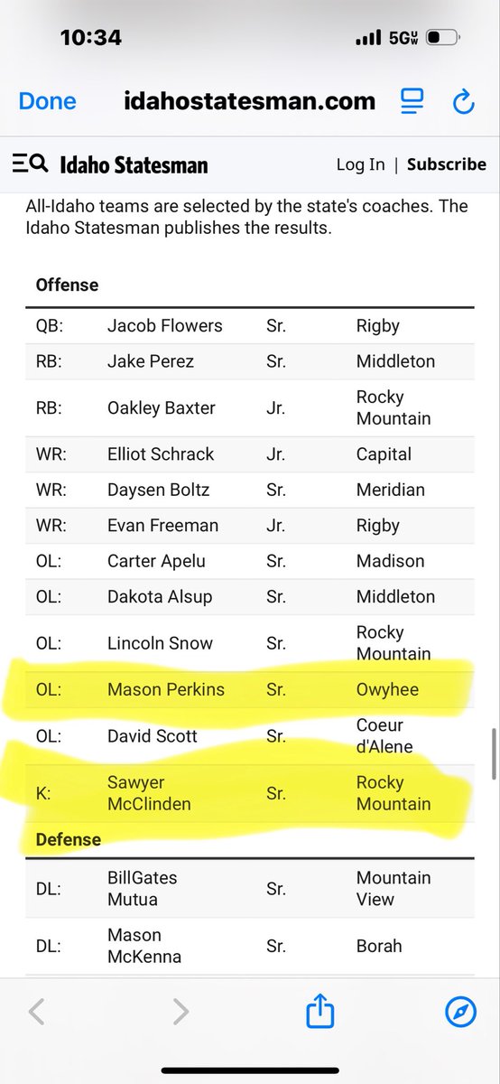 All State Kicker <a href="/SawyerMc11/">Sawyer McLinden 4.5⭐️</a> 
Best in the State!!!<a href="/CoachAnderson_M/">Marc Anderson</a> <a href="/Coach_Shak/">Anthony Shakir</a> <a href="/coachKastens/">Alex Kastens</a> <a href="/CoachDrewBrady/">Andrew Brady</a> <a href="/BruceSJohnson/">Bruce S Johnson</a> <a href="/CoachBraine/">Chadd Braine</a> @CoachAnderson_M <a href="/CoachStinar/">Colby Stinar</a> <a href="/CoachZaneRies/">Zane Ries</a> <a href="/CoachMikeHayde/">Mike Hayde</a> <a href="/NDSUfootball/">NDSU Football</a> <a href="/HendricksonILL/">Myers Hendrickson</a> <a href="/Coach_Marr/">Nate Marr</a> <a href="/andy_lucas98/">Andy Lucas</a> <a href="/CoachBestEWU/">Coach Aaron Best</a>