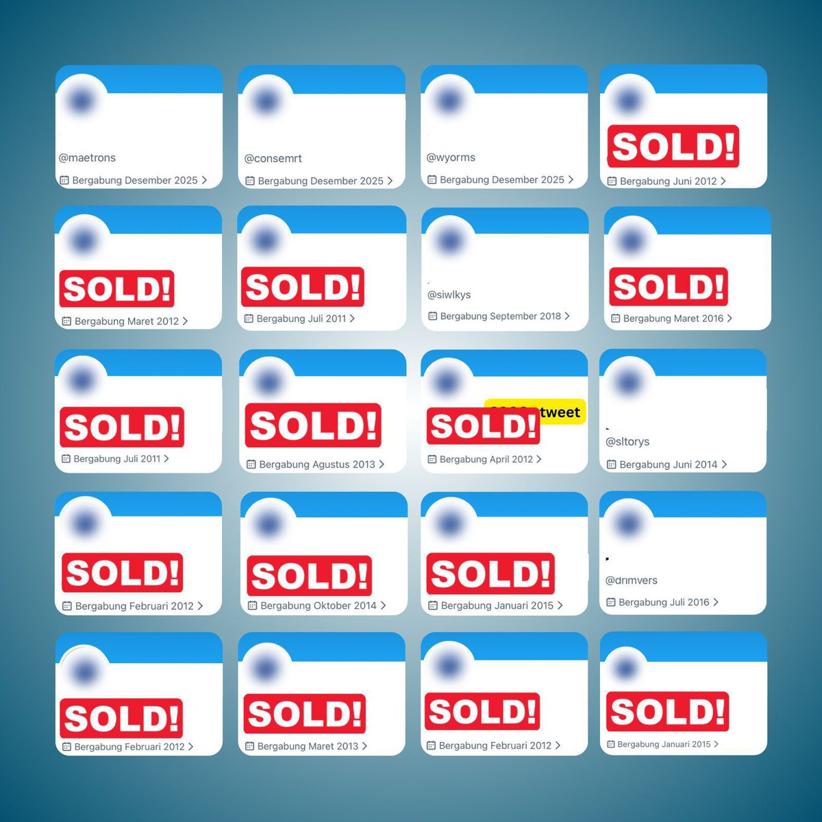 mplted's tweet image. WTS ⸺ ACC Y 2011 - 2025

⸺ spek account:

⌗ verif all
⌗ dom gmail, dapat akses gmail
⌗ masuk mt nonmoots
⌗ belum masuk ht

(2025 belum limit 12H&amp;amp; belum masuk mtht)

2025 11K
year lama 16K

#zonauang #zonajajan