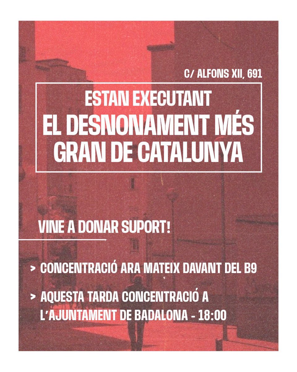 Sindicat Habitatge Socialista de Catalunya tweet media