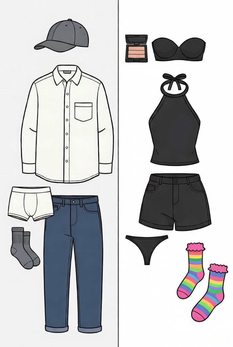rdnewberry's tweet photo. Be honest: What’s your exact order when getting dressed in the morning? (e.g., ‘socks, underwear, shirt, pants’ or ‘makeup, top, bottoms, shoes last’)

Comment yours below and I’ll reply with what it says about your personality.  No judgment. https://t.co/r6WCxOpz5Z