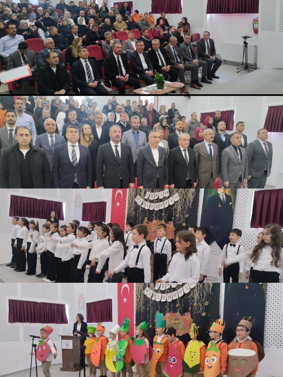 Kaymakamımız Üzeyir Aziz Özeren, Belediye Başkanımız Ertuğrul Çetin, Bld.Bşk.Yrd.Hamdi Kesgin ve İlçe Müdürümüz Mustafa Kılıçgil Mehmet Akif Ersoy İlkokulu'nda“Tutum, Yatırım ve Türk Malları Haftası”programına katıldılar. Emekleri için öğretmen ve öğrencilerimize teşekkür ederiz.