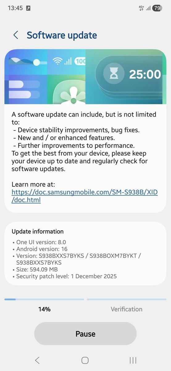 Finally.. it's here!! 

<a href="/samsungID/">Samsung Indonesia</a> thanks BUT please do better next time!!

Galaxy S25 series (XID), Dec 2025 update, BYKS. Go and grab yours NOW!!