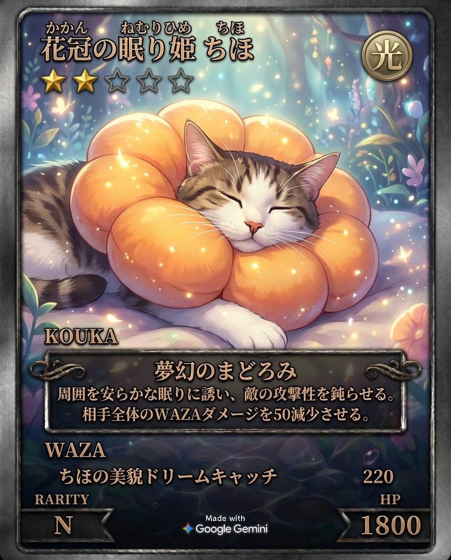 うちの猫もやってみたけどこれは可愛すぎる😂😂😂