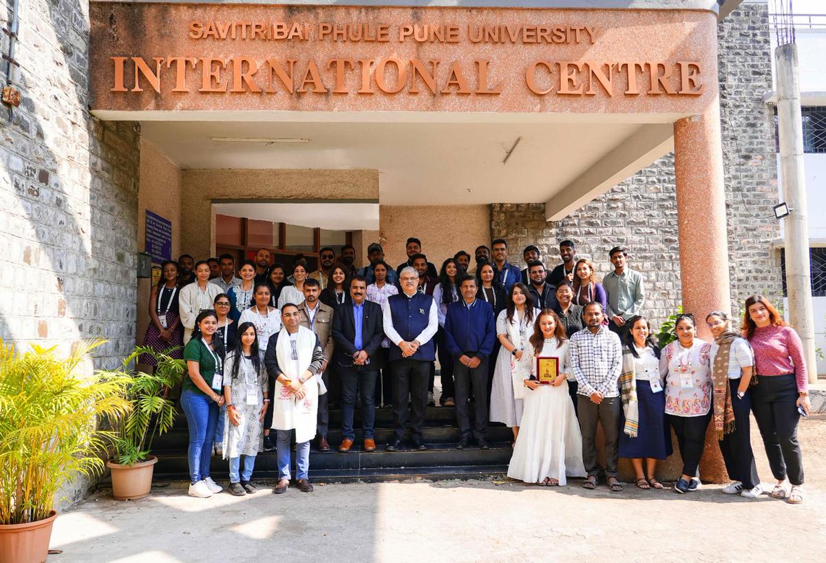 diaspora_india's tweet photo. As part of the 84th #KnowIndiaProgramme, participants had an enriching academic engagement in Pune.
They visited #IIITPune and the Savitribai Phule Pune University campus, gaining valuable insights into India’s higher education landscape and rich academic legacy.
#84thKIP https://t.co/qcjguPP4km