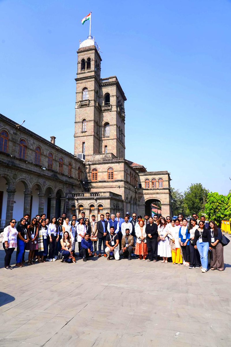 diaspora_india's tweet photo. As part of the 84th #KnowIndiaProgramme, participants had an enriching academic engagement in Pune.
They visited #IIITPune and the Savitribai Phule Pune University campus, gaining valuable insights into India’s higher education landscape and rich academic legacy.
#84thKIP https://t.co/qcjguPP4km