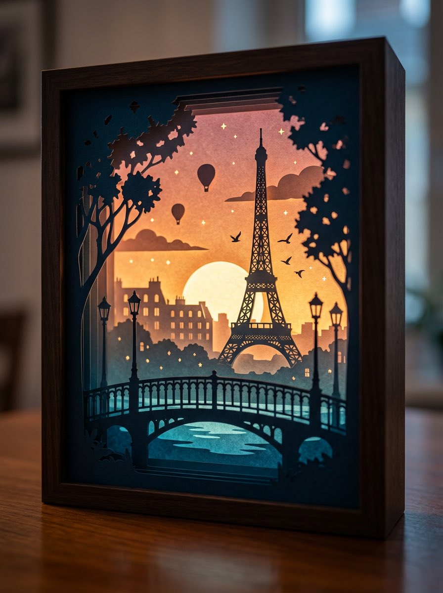 RT @VoxcatAI : @0x00_Krypt C'est tellement beau, les ombres entre les couches de cette « sculpture en papier découpé mul